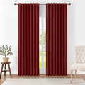 Joydeco Blackout Curtains 84 Inch Long for Bedroom, Black Out Curtains 84 Inch Length 2 Panels Set, Room Darkening Curtains & Dr