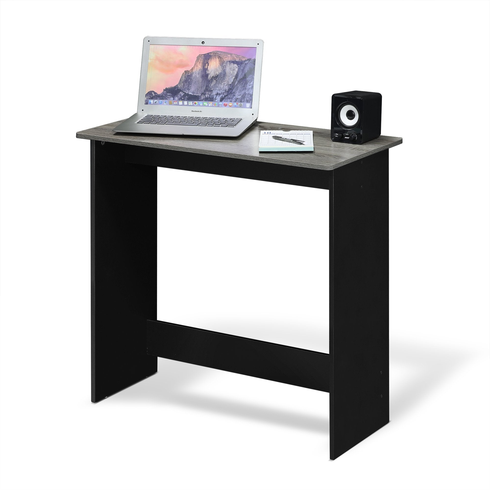 FURINNO Simplistic Study Table For Residential Use, French Oak Grey, 15.5 in x 31.5 in x 29.75 in (D x W x H)