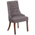 Flash Furniture HERCULES Paddington Series Grey Fabric Tufted Chair