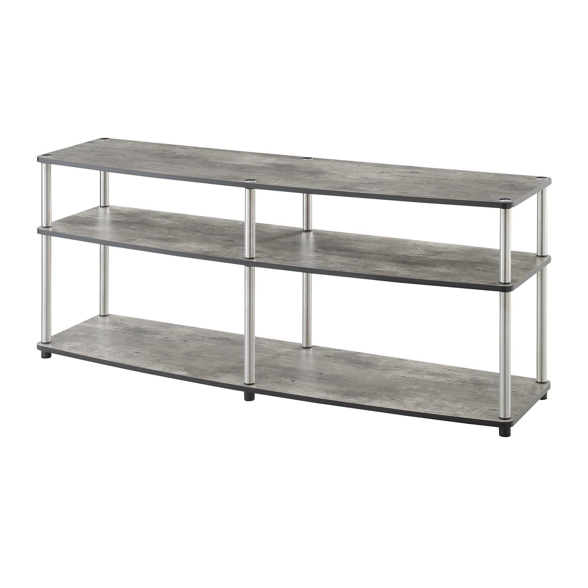 Convenience Concepts Designs2Go 3 Tier 60 TV Stand, Faux Birch