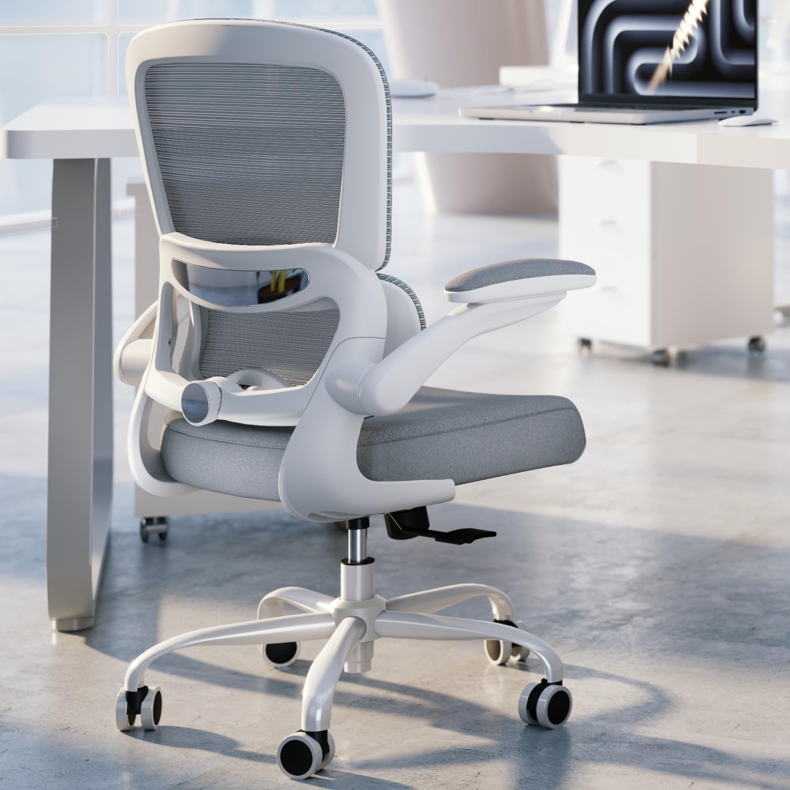 TRALT Office Chair - Ergonomic Desk Chair with Adjustable Lumbar Support, Mesh Computer Chair, Executive Chairs for Home Office 
