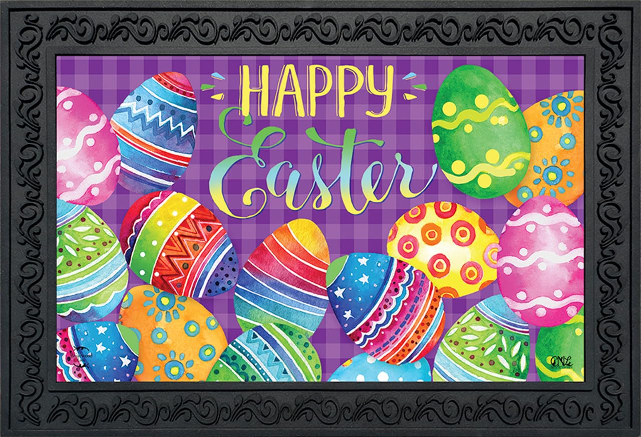 Briarwood Lane Painted Easter Eggs Holiday Doormat