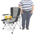 WILDROOTS Heavy Duty Camping Chair, Durable Padded Folding Chair
