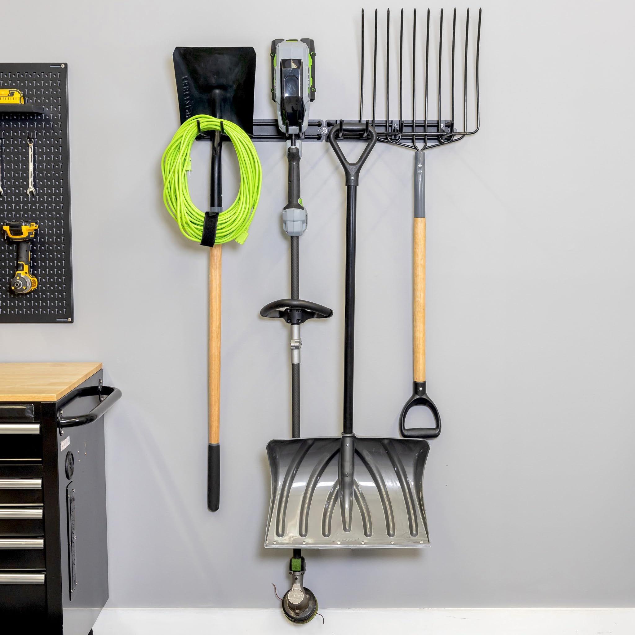 StoreYourBoard BLAT Tool Modular Garage Organization System, Adjustable Tool Storage Rack, Heavy Duty Wall Mount Utility Racks H