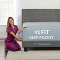 Extra Deep Pocket Queen Fitted Sheet - 18