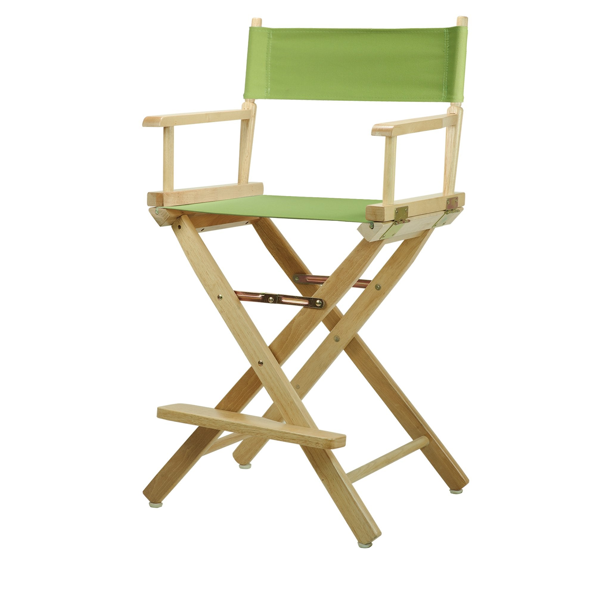 Casual Home 220-00/021-72 Director Chair 24 - Counter Height Natural Frame/Lime Green Canvas