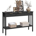 MAHANCRIS Console Table for Entryway, Entryway Table with Storage and Drawers, Narrow Long Sofa Table for Living Room, Hallway, 