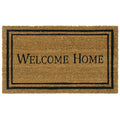 Rubber-Cal Contemporary Welcome Home Mats Natural Coir Matting, 18 x 30-Inch