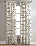 CHF 1Z44510GBK Morocco Curtain Panel, 84, Black