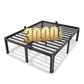 MAF 14 Inch Queen Metal Platform Bed Frame with Round Corner Legs, 3000 LBS Heavy Duty Steel Slats Support, Noise Free, No Box S