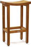 AquaTeak Patented 30 Tall Sumba Teak Bar Stool