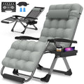 Suteck Oversized Zero Gravity Chair,29In XL Lounge Chair w/Removable Cushion&Headrest, Reclining Camping Chair w/Upgraded Lock a