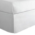Todays Home Classic Tailored Bed Skirt Dust Ruffle, Cotton Blend Design, 14 Drop Length, Twin, White