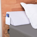 Moavica Bed Wedge Pillow, King Size(10x6x76) Between Your Mattress and Headboard or Wall, Bed Gap Filler (0-7) (Arched White)