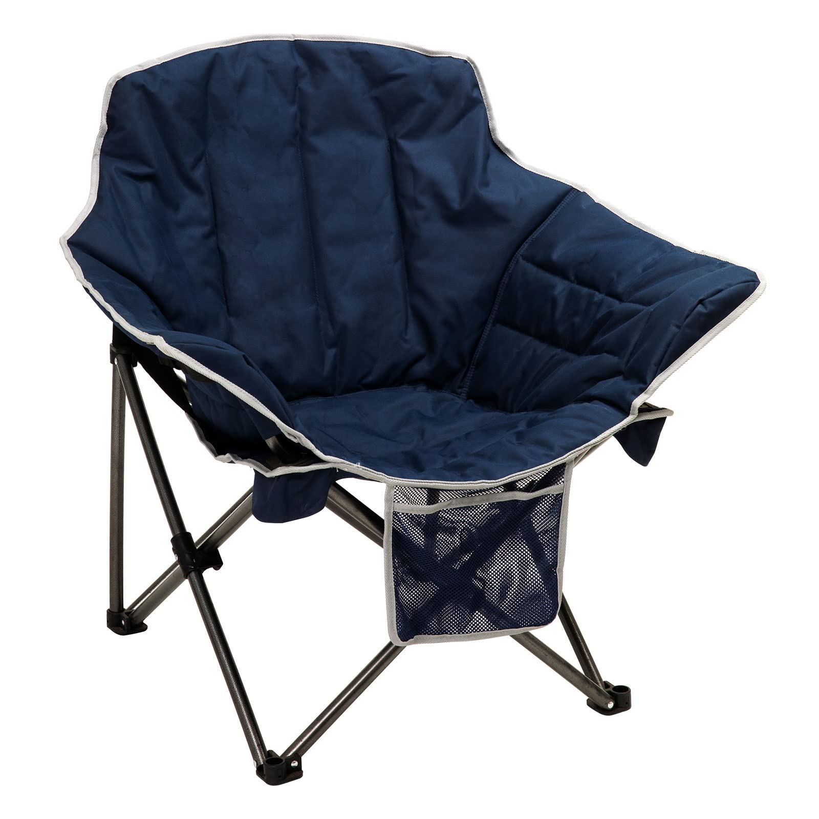 SUNNYFEEL Oversized Camping Chair Heavy Duty Folding Moon Chair Large Sofa Chair for Adults 500 LBS Portable Camp Lawn Chair wit