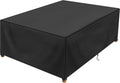 Patio Table Cover 100% Waterproof, 107.8x82.2x27.9 inch Outdoor Table Cover Rectangular, Patio Furniture Cover for Dinning Furni