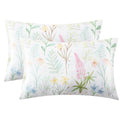 EXQ Home Satin Pillowcase for Hair and Skin Queen - Multicolor Printed Flower Silk Pillowcase 2 Pack 20x30 inches - Satin Pillow