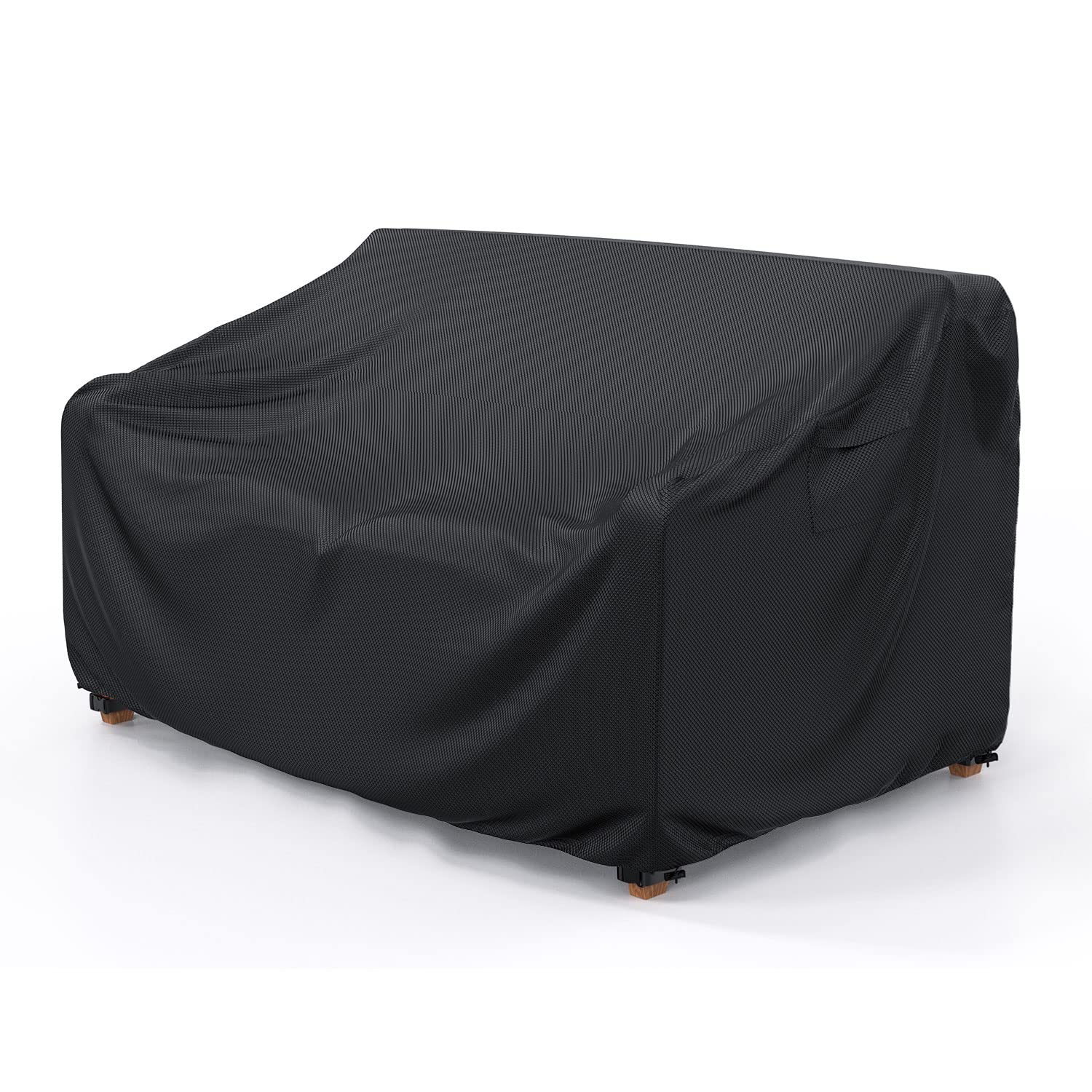 Heavy Duty Patio Sofa Cover Waterproof, Mrrihand 3-Seater Outdoor Sofa Loveseat Cover, Outdoor Patio Furniture Cover with Air Ve