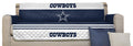 Pegasus Sports NFL Dallas Cowboys Furniture Protector with Elastic Straps, Sofa, Navy Blue