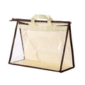 CINPIUK Clear Handbag Storage Bags Purse Organizer for Closet, Zipper Hanging Storage Bag for Handbags, M