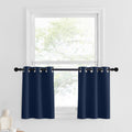 NICETOWN Kitchen Blackout Window Treatment Valances Thermal Insulated Home Decor Blackout Grommet Valance Curtains Drapes for Ba
