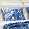 Barefoot Bungalow Embry Pillow Sham, King, Indigo