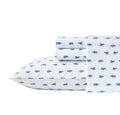 Nautica - Queen Sheets, Cotton Percale Bedding Set, Crisp & Cool, Coastal Home Decor (Cloyster Blue, Queen)