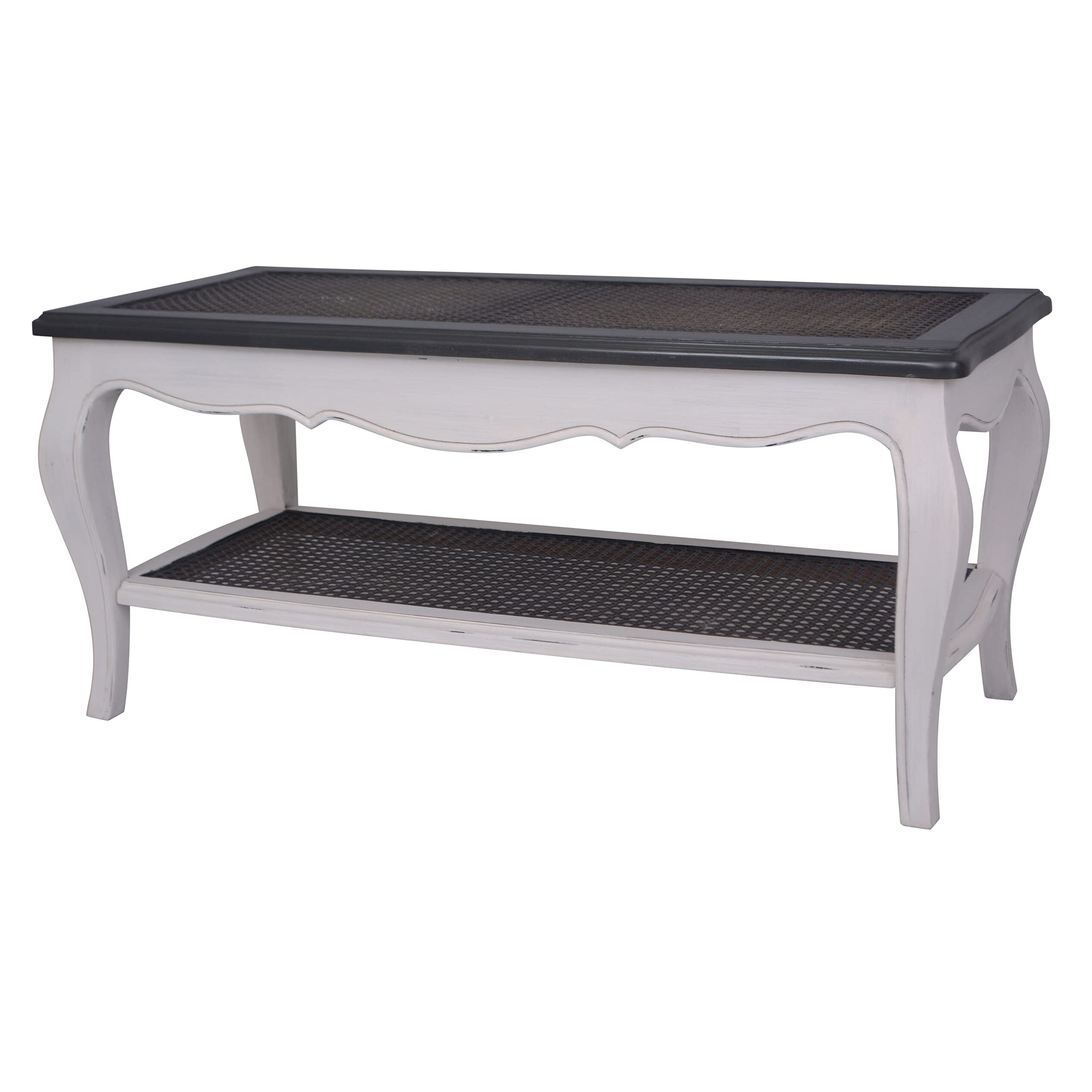 International CaravanInternational Caravan Ashbury Stradivarius Coffee Table Antique White/Black