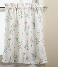 Lorraine Home Fashions English Garden 55-inch x 36-inch Tier Curtain Pair, White/Multi