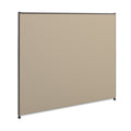Basyx P4248GYGY Vers   Office Panel, 48w x 42h, Gray
