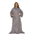 Snuggie The Original Wearable Blanket with Sleeves for Adults| Functional Warm Cozy Super Soft Fleece| As Seen on TV Light Grey