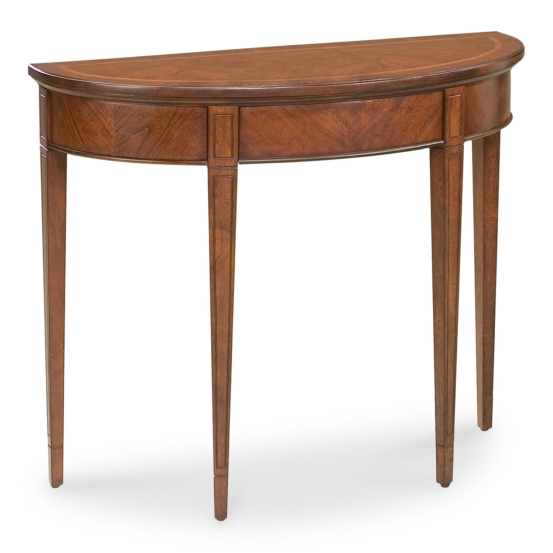 Butler Specialtycompany Hampton Demilune Wood Console Table - Cherry