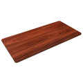 FLEXISPOT Whole Piece 48x24 Desktop 1 Thickness Height Adjustable Desk Rectangular Tabletop Mahogany Board (48INCH Mahogany Top)