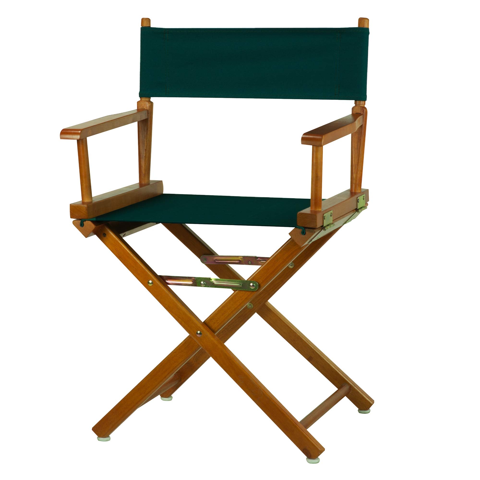 Casual Home Directors Chair ,Honey Oak Frame/Hunter Green Canvas,18 - Classic Height