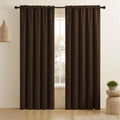 CUCRAF Blackout Curtains 96 inch Length 2 Panels Set, Rod Pocket Room Darkening Drapes for Bedroom Living Room, Insulated Therma
