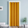 ChrisDowa Blackout Door Curtain for Doorway Privacy, Grommet Closet Curtain for bedroom closet door, Thermal Insulated Temporary
