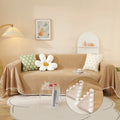 HANDONTIME Khaki Couch Covers for Sectional Sofa L Shape Cute Loveseat Covers Dog Cover Covers, Sofa Covers for 3 Cushion Couch 