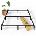 Zinus 7 Inch Compack Metal Bed Frame, Support Bed Frame for Box Spring and Mattress Set, Black, King