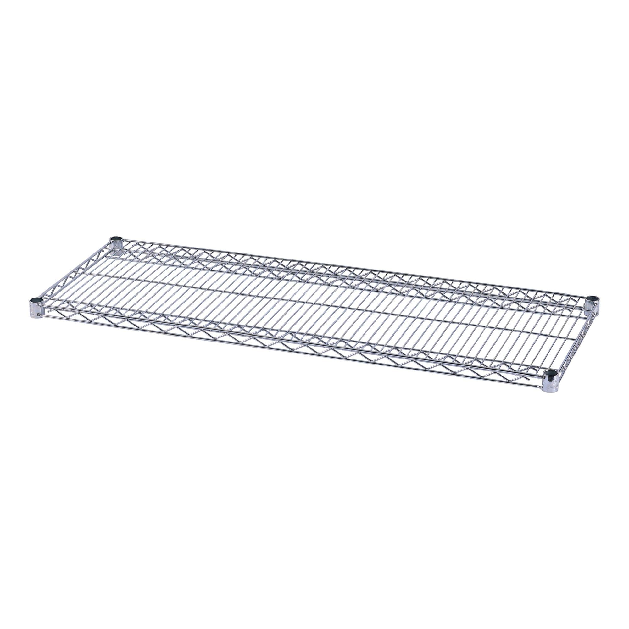Alera ALESW584818SR Industrial Wire Shelving 48 in. x 18 in. Extra Wire Shelves - Silver (2-Piece/Carton)