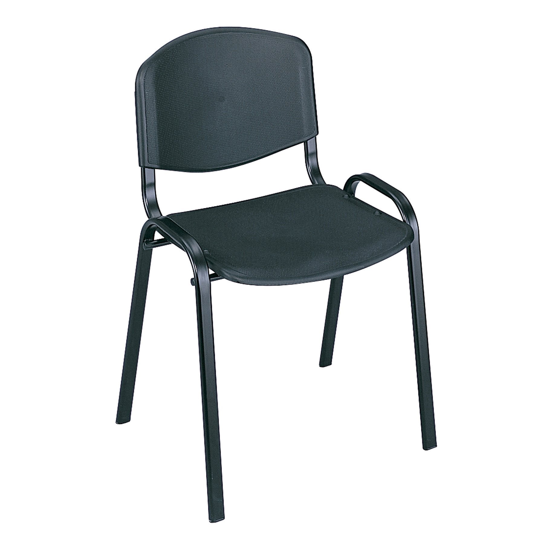 Safco Products Stack Chairs, Black (4185BL)