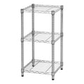 Honey-Can-Do 3 Tier Chrome 15x14x30 SHF-09364 Chrome