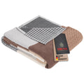 IBENA Pittsburgh Patchwork Oversized Throw Blanket, 100% cotton, 140x200 cm