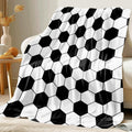 KING DARE Soccer Blanket, Soccer Gifts for Boys Girls 6-8-12, Unique Soccer Stuff Gifts for Soccer Lover, Soft Fleece Soccer Thr