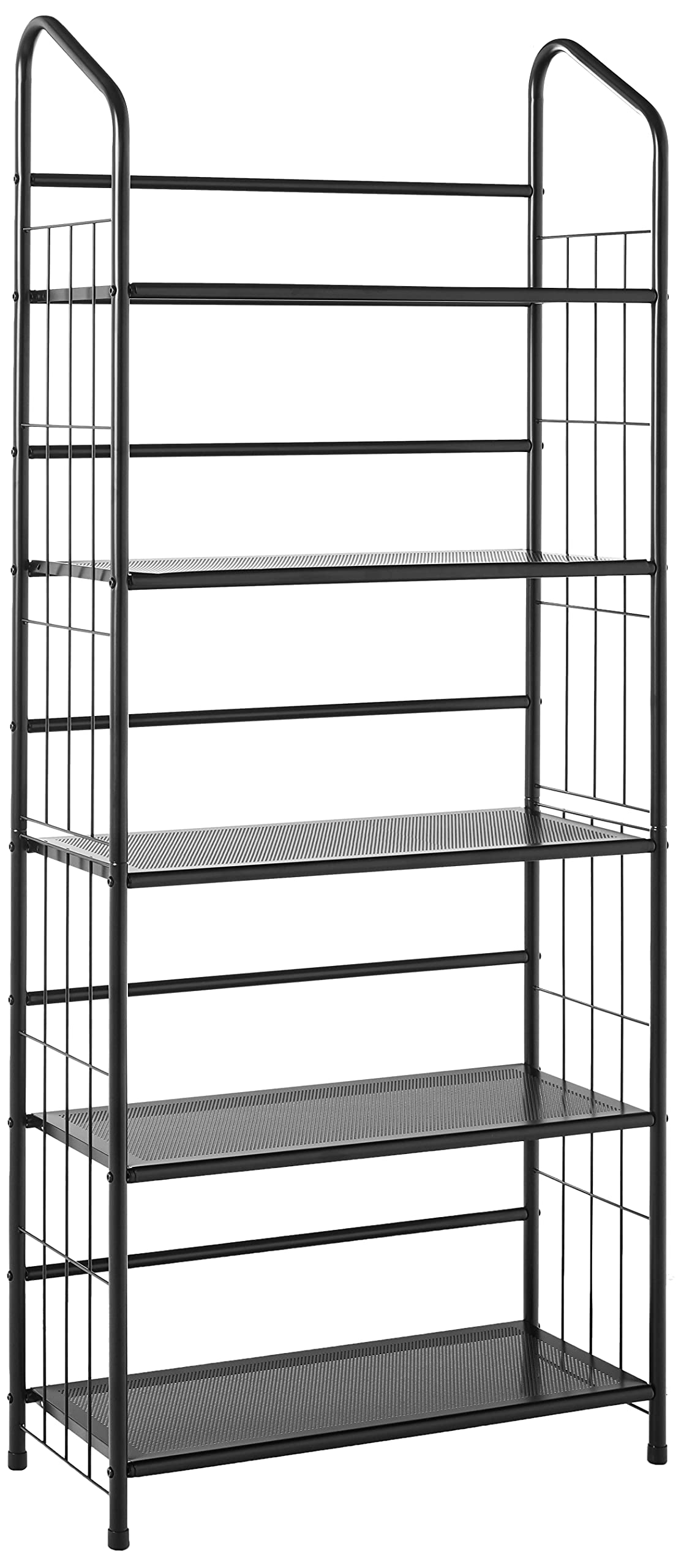 ORE International R597-5 Five Tier Metal Book Rack,Black