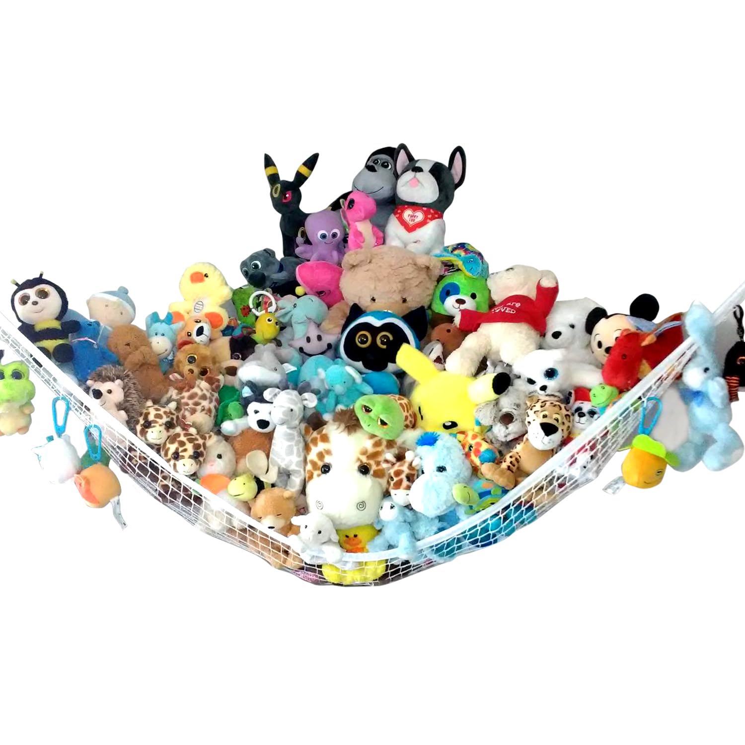 Prince Lionheart Jumbo Hammock for Stuffed Animals - Large Toy Hammock Storage for Toys and Stuffed Animals Net Ideal for Corner