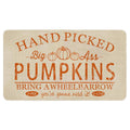 Fall Door Mat Outside,Hand Picked Pumpkin Welcome Mat for Front Door,Thanksgiving Autumn Indoor Outdoor Non-Slip Rugs,Fall Doorm