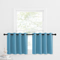 NICETOWN Insulated Blackout Window Draperies - Energy Efficient Home Decor Grommet-Top Curtains for Bedroom (52 by 24 1.2 inches