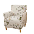 CRFATOP Stretch Mid Century Modern Armchair Slipcover 1-Piece Printed Accent Chair Covers with Arms Soft Waterproof Chair Slipco