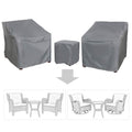 BANER GARDEN Patio Furniture Covers,Outdoor Furniture Cover Waterproof,Patio Furniture Set Covers for 3 Piece Outdoor Bistro,Pat