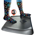 Topo Mini by Ergodriven | The Smaller Not-Flat Standing Desk Anti-Fatigue Mat with Calculated Terrain (Obsidian Black)